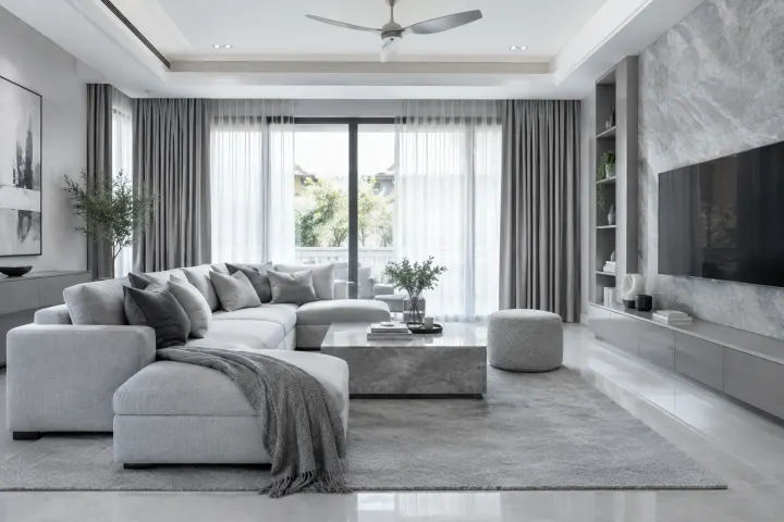 Cool Greys — Grey, white & stone